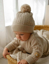 Cashmere Beanie Camel Melange