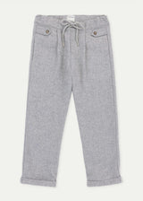 The Light Grey Flannel Jogger Trousers