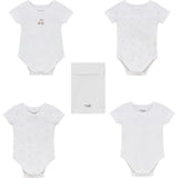 Cherry Print Undershirt Set Pure White/Blue