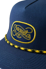 Rodeo Patch Snapback Hat / Navy