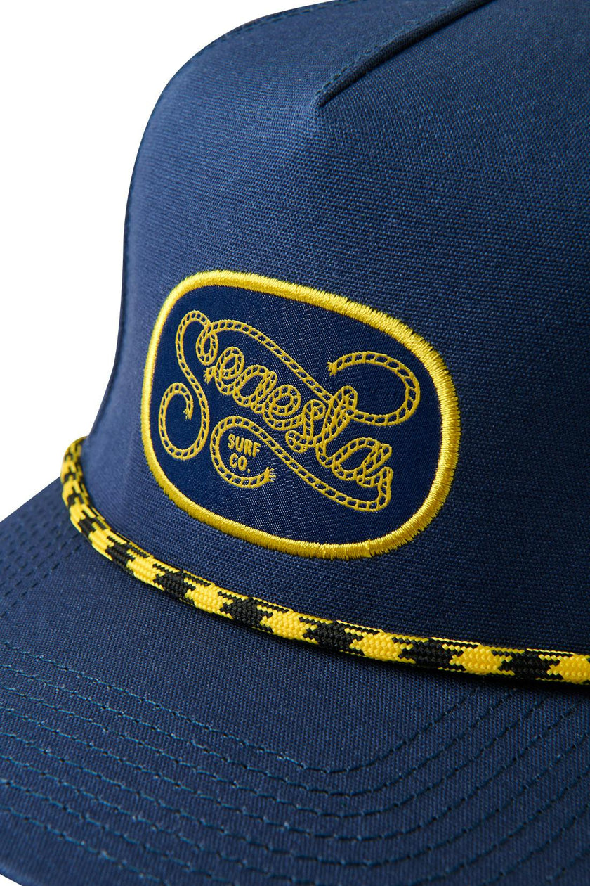 Rodeo Patch Snapback Hat / Navy