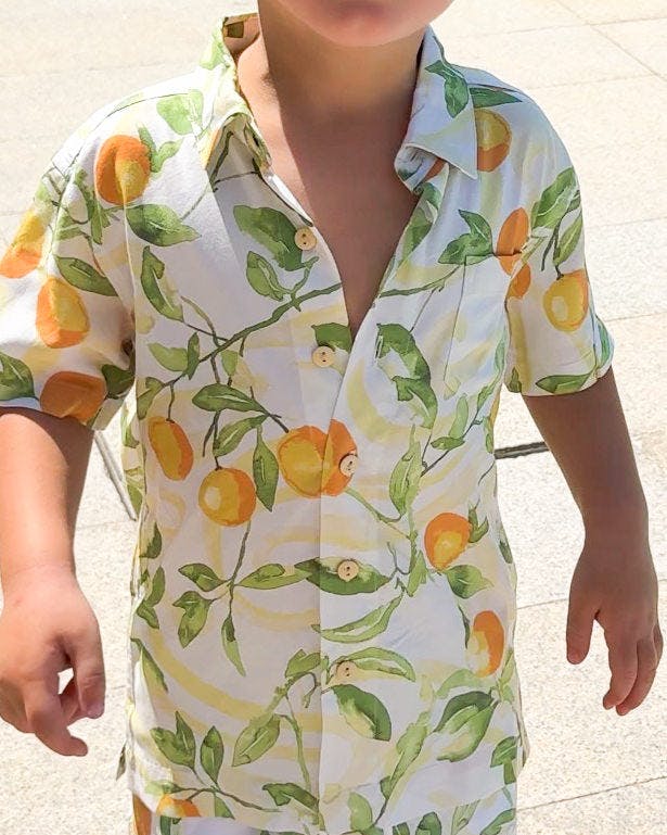 The Valencia - Boys Hawaiian Shirt