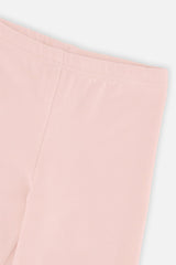 Rib Leggings Pale Dusty Pink