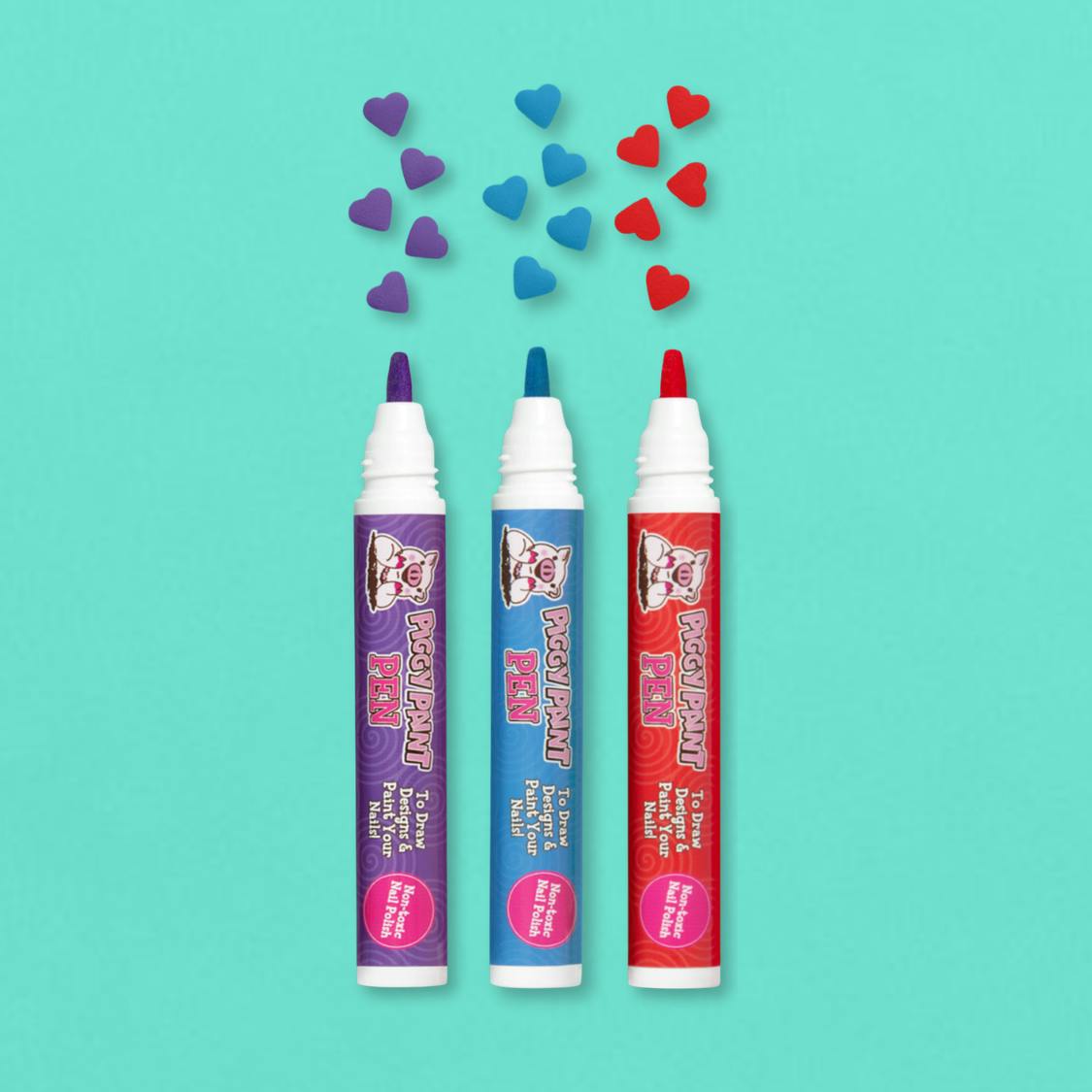 Princess Pop Pen 3-pack Kids Non-toxic Nail Polish