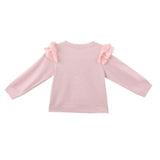 Pastel Pink Ruffle-Shoulder Set