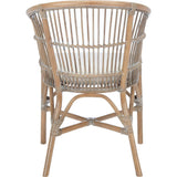 Olivia Rattan Accent Chair with Cushion
