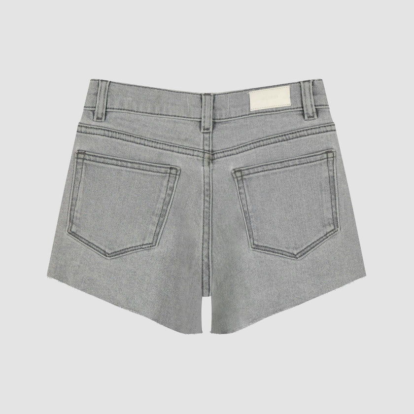 Lucy Shorts High Rise | Lt Smoke