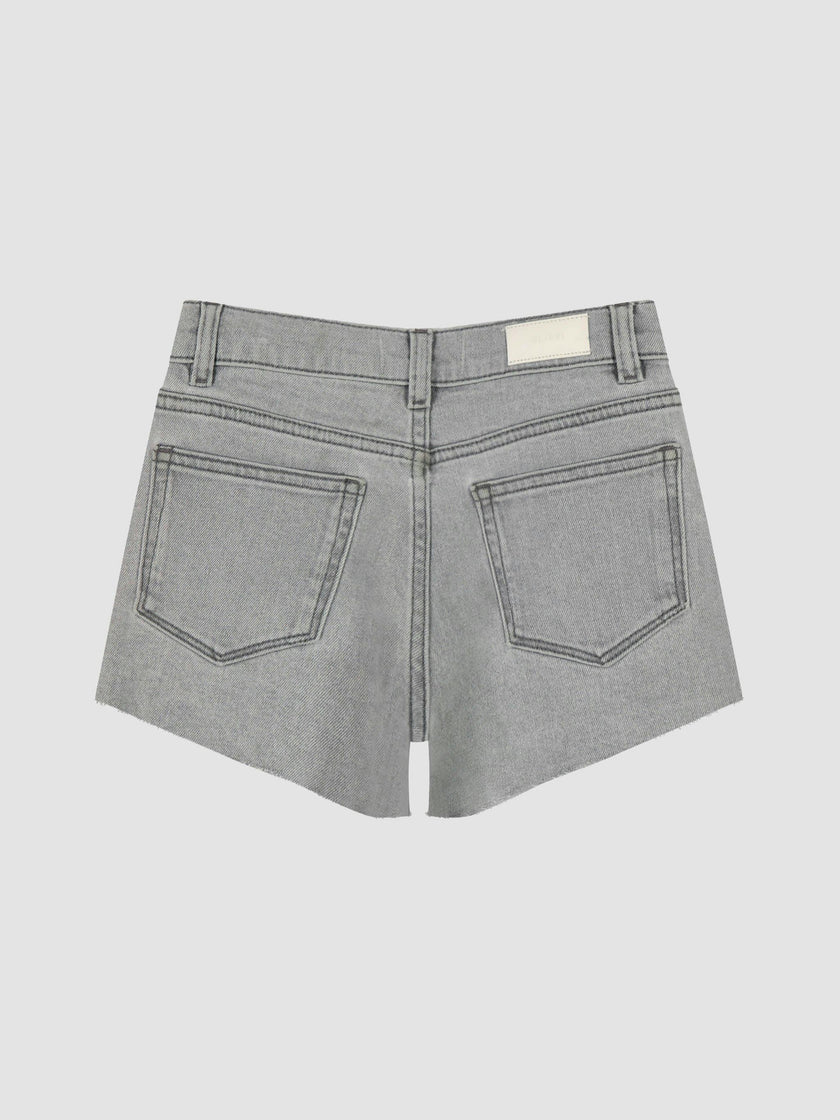 Lucy Shorts High Rise | Lt Smoke