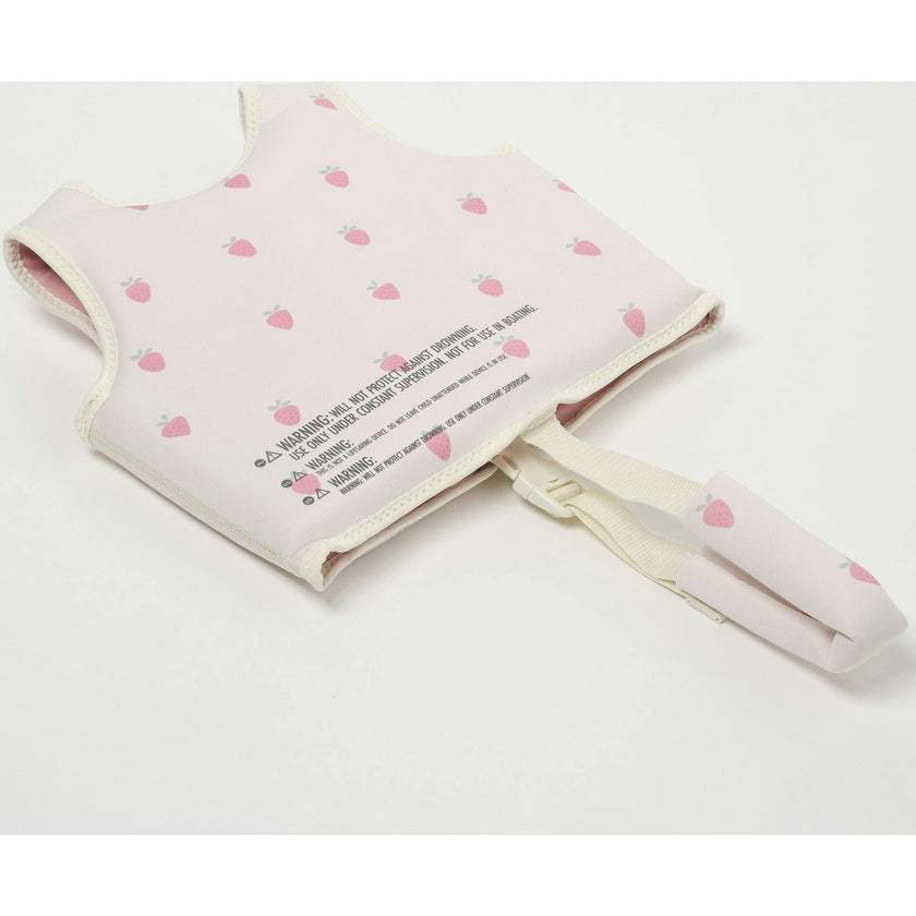Kids Swim Vest: -3Y - Strawberry Sunshine