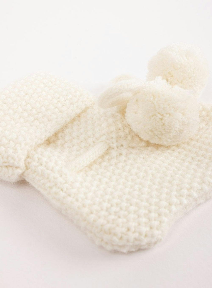 Baby Booties in White