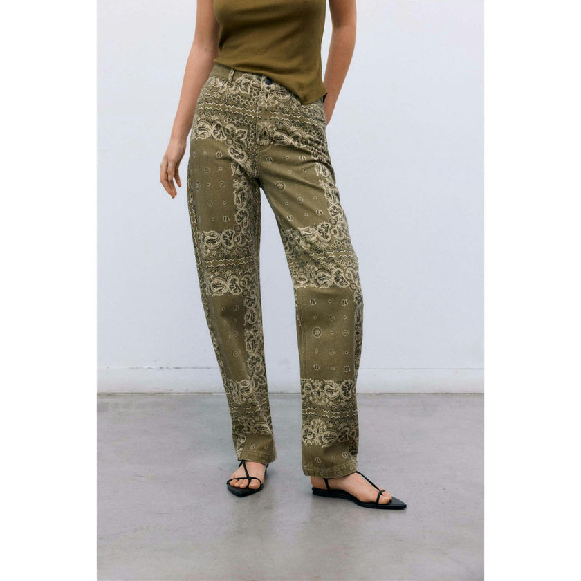 Waterlily Woman Pant Bandana Woman Print