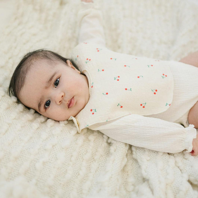 Signature Cotton Print Bib