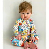 Comic Hero Bamboo Convertible Footie