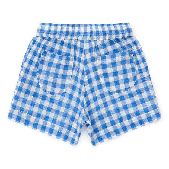 BONTON Vichy Blue Rambo Baby Shorts
