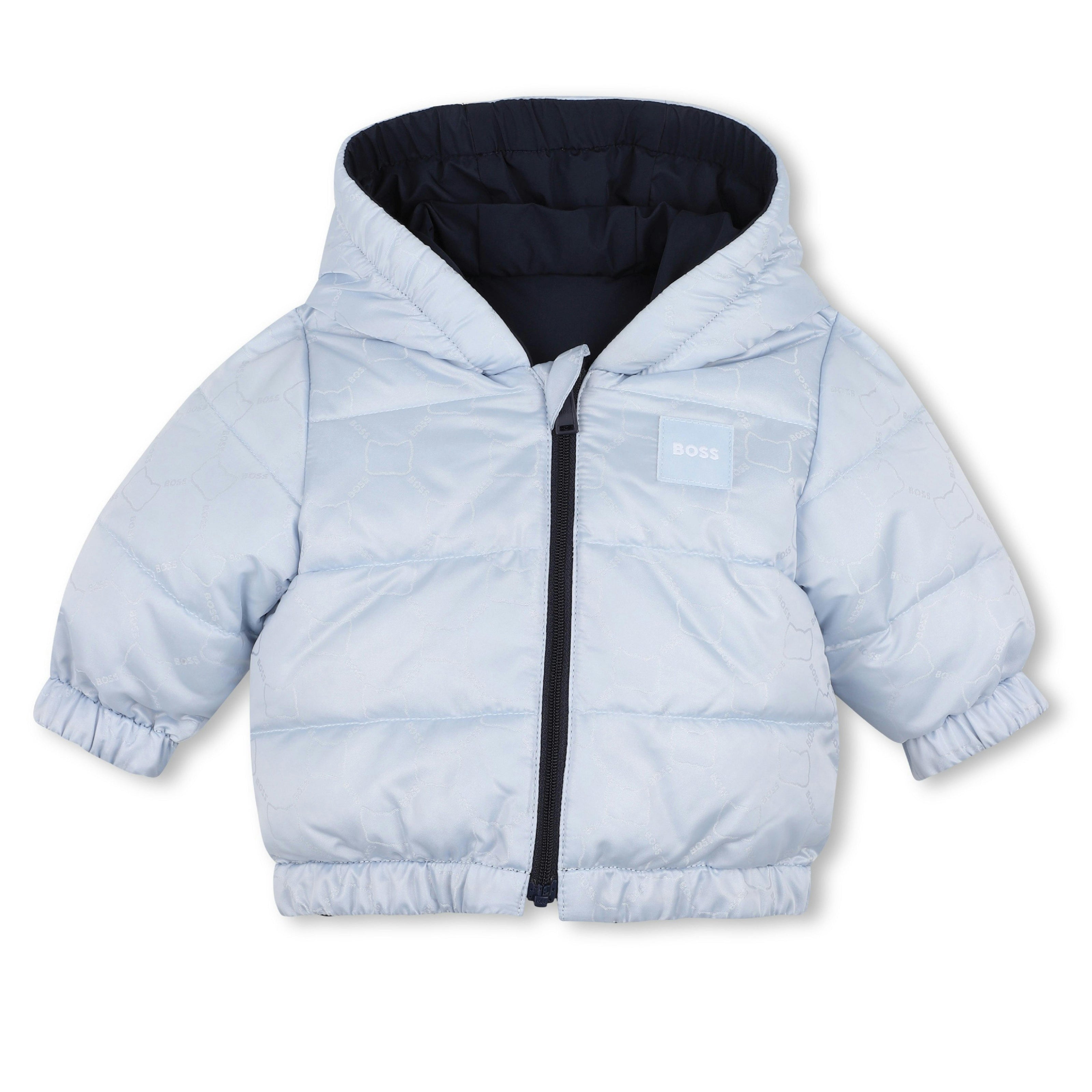 Pale Blue Baby Puffer Jacket