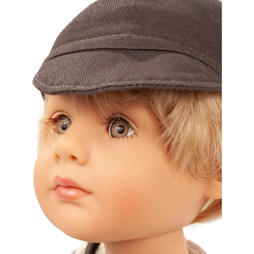 Little Kidz Max 14" Multi-Jointed Standing Doll with Blonde Hair to Wash and Style