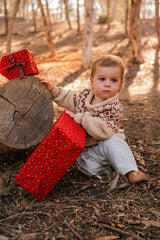 Intarsia Sweater in Ecru