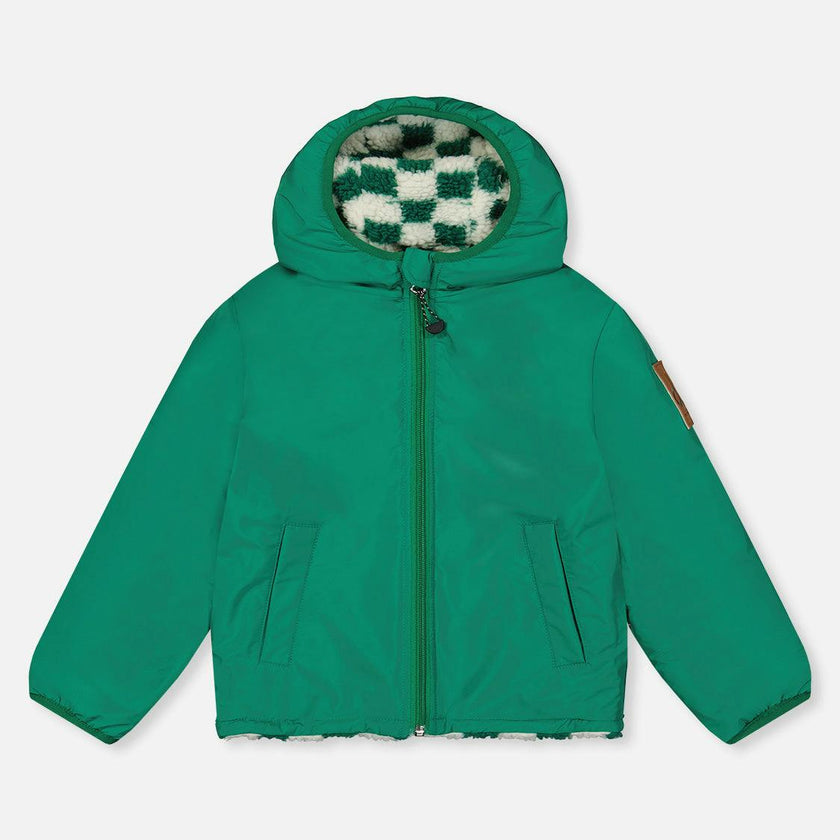 Reversible Mid-Season Jacket Forest Green