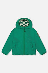Reversible Mid-Season Jacket Forest Green