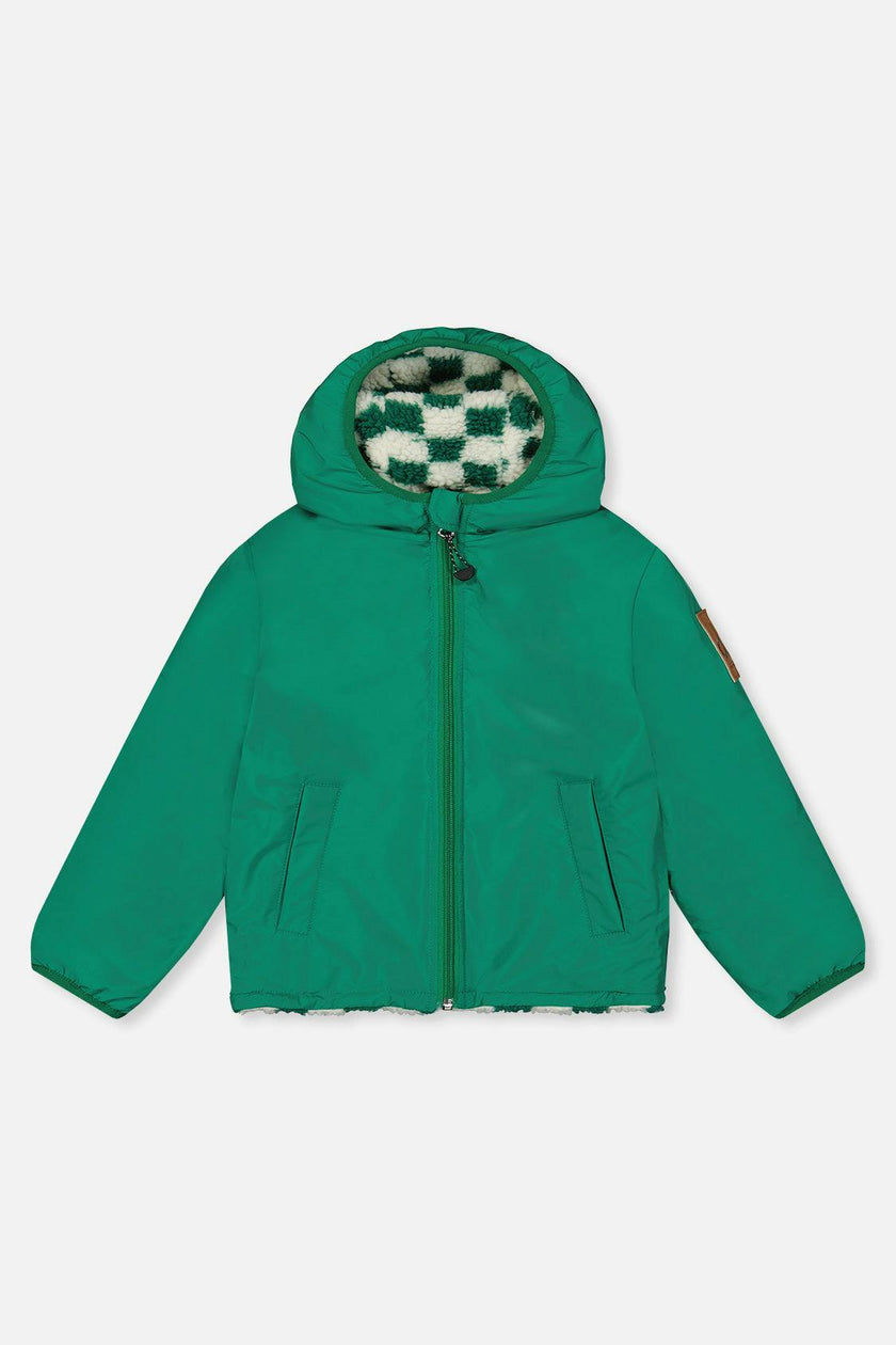Reversible Mid-Season Jacket Forest Green