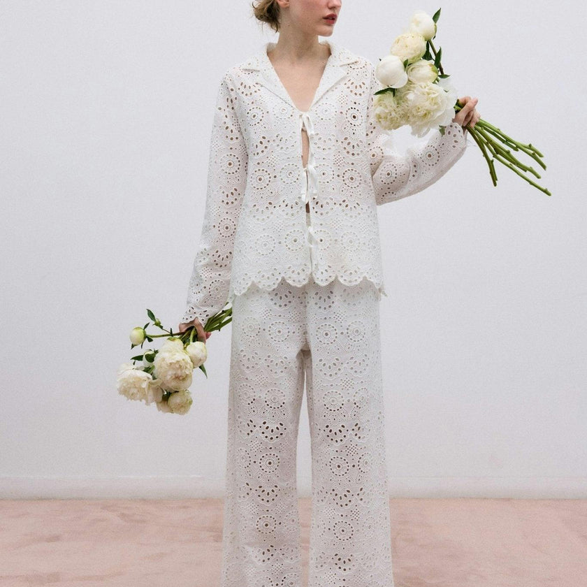 Jara Woman Pant Ecru