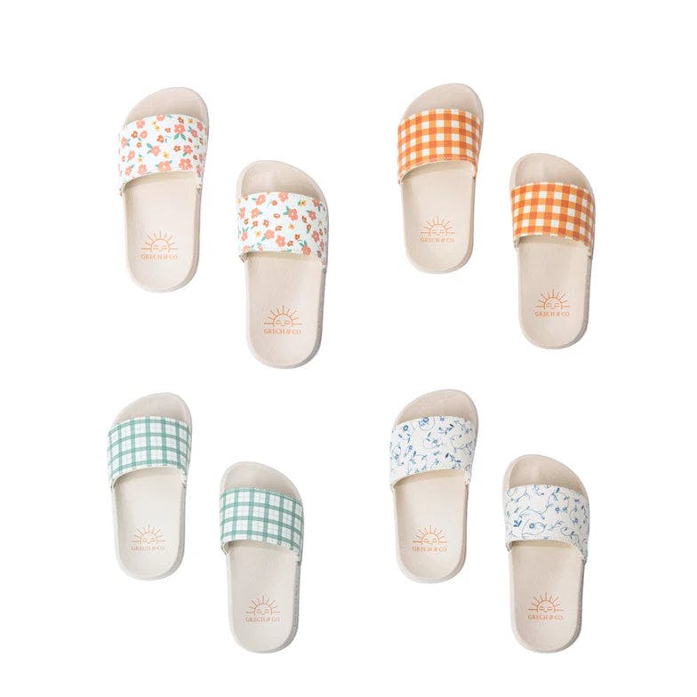 Slide Sandal | Patterns - Sunset Meadow