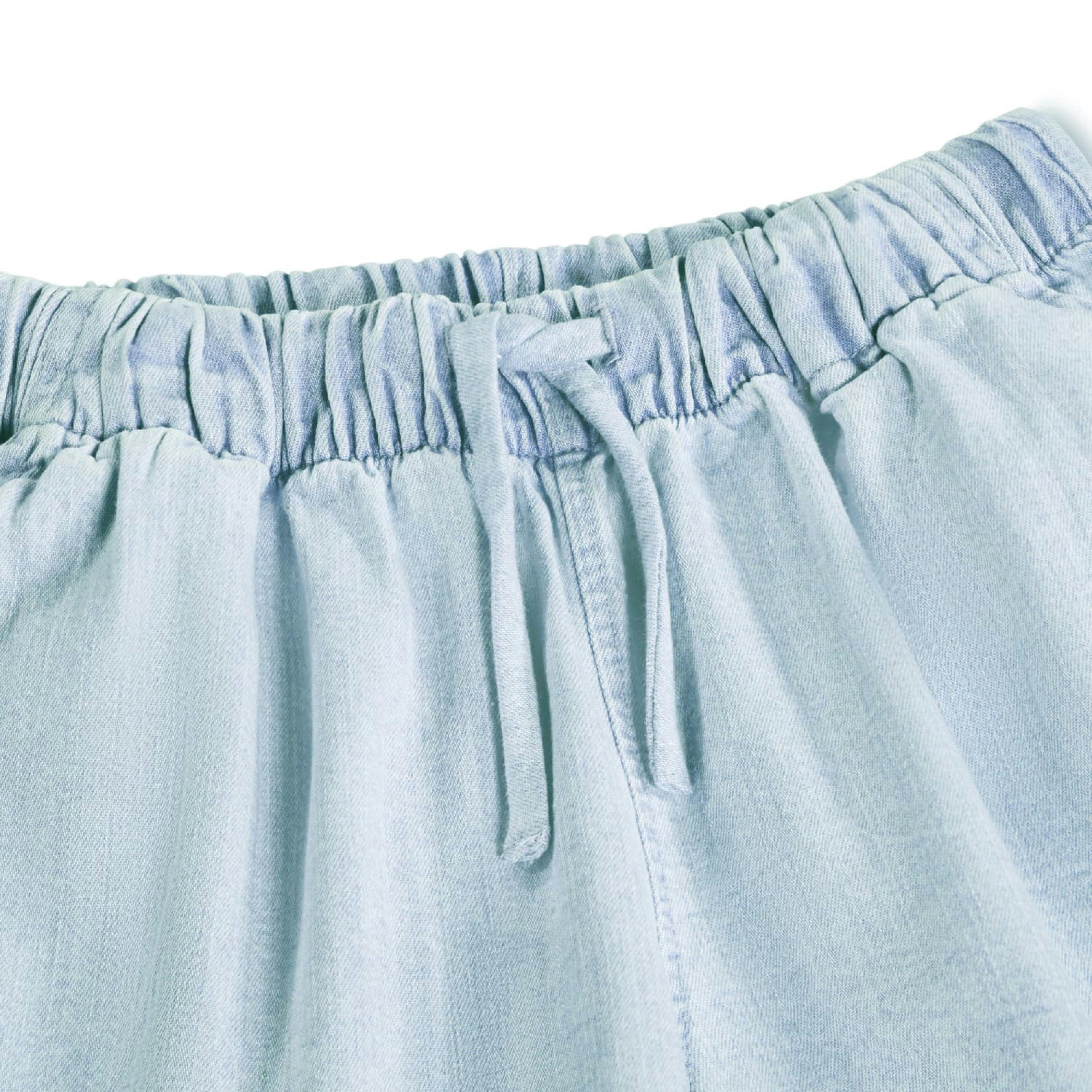 Molo Addie Washed Chambrey Shorts