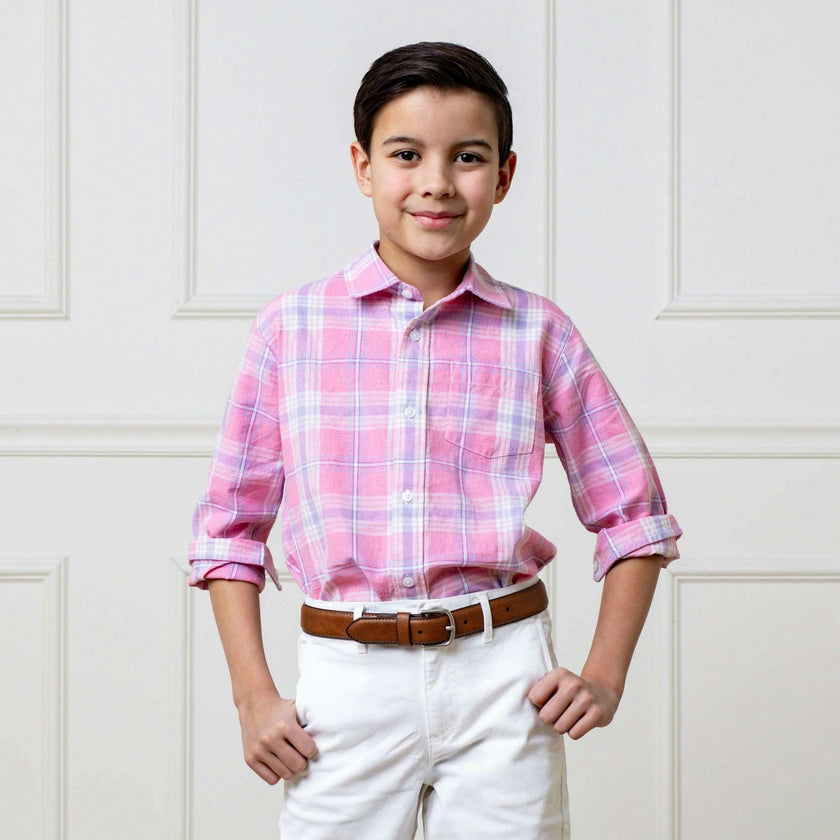 Linen Long Sleeve Button Down Shirt