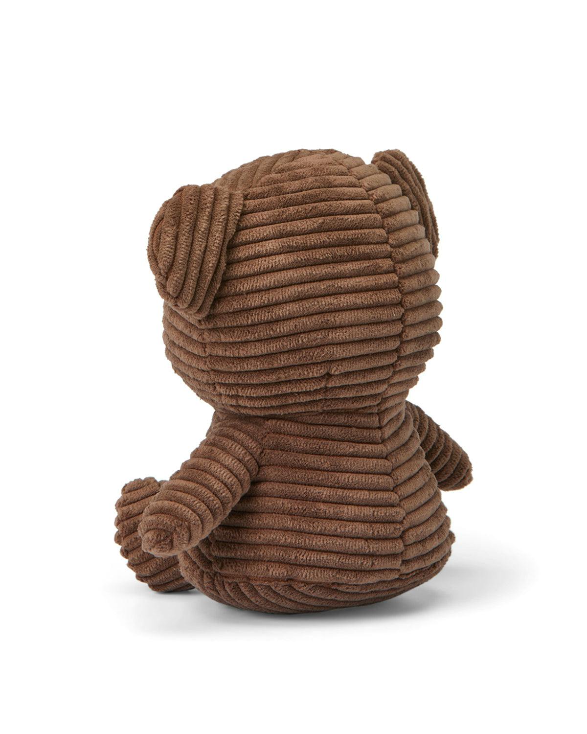 Plush MIFFY BORIS BEAR ECO Corduroy Brown 7