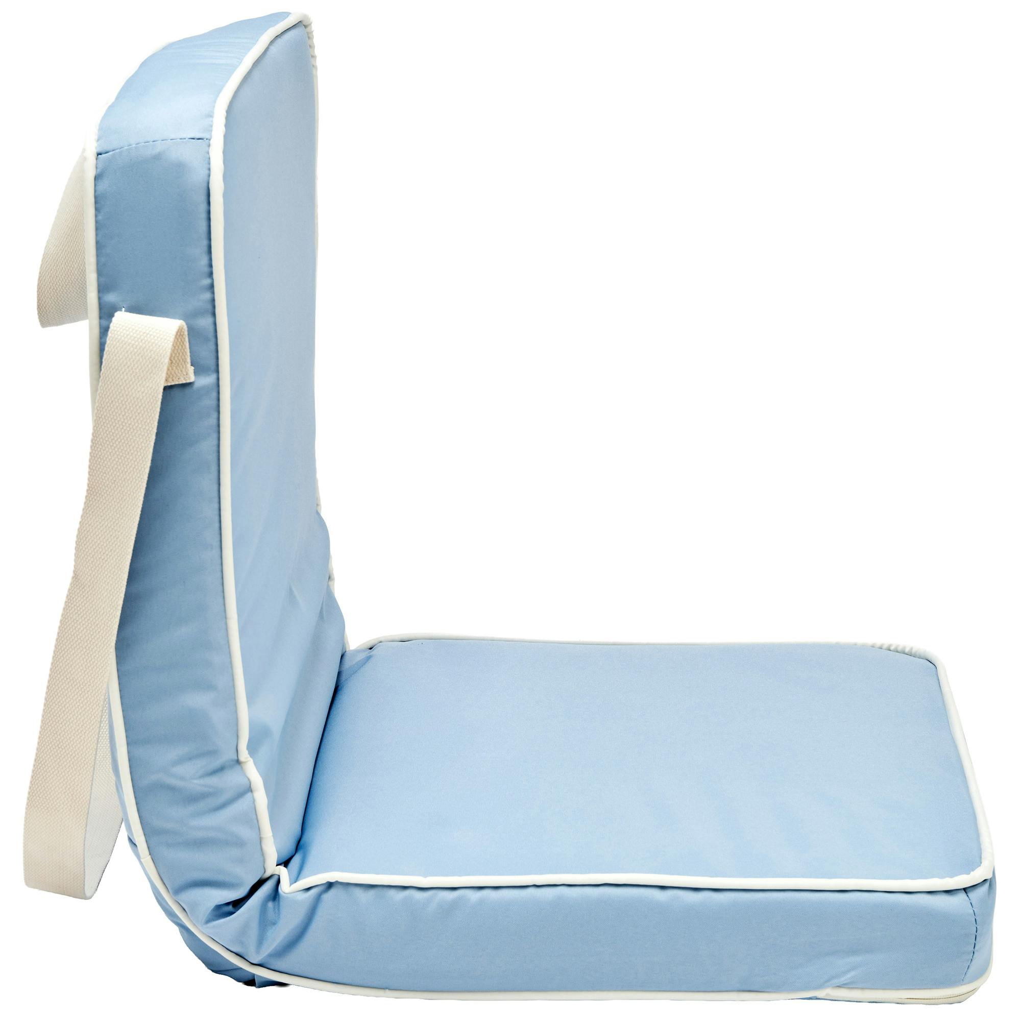 Take Anywhere Folding Chair: La Mer Med Blue