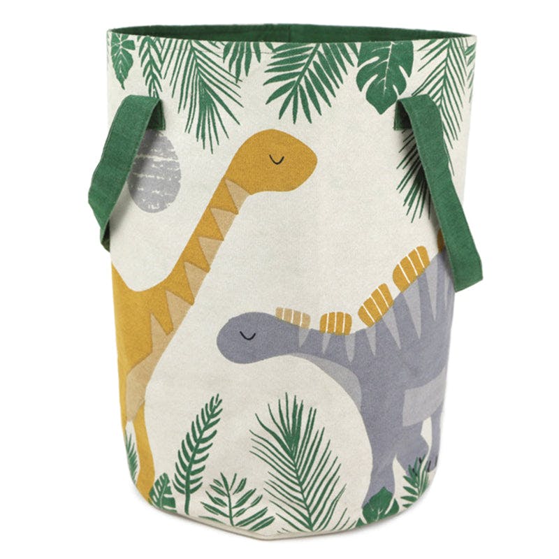 Little Deep Blue Hand-Printed Storage Basket