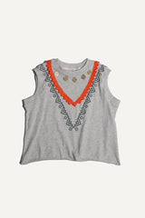 TOULA EMBELLISHED TEE