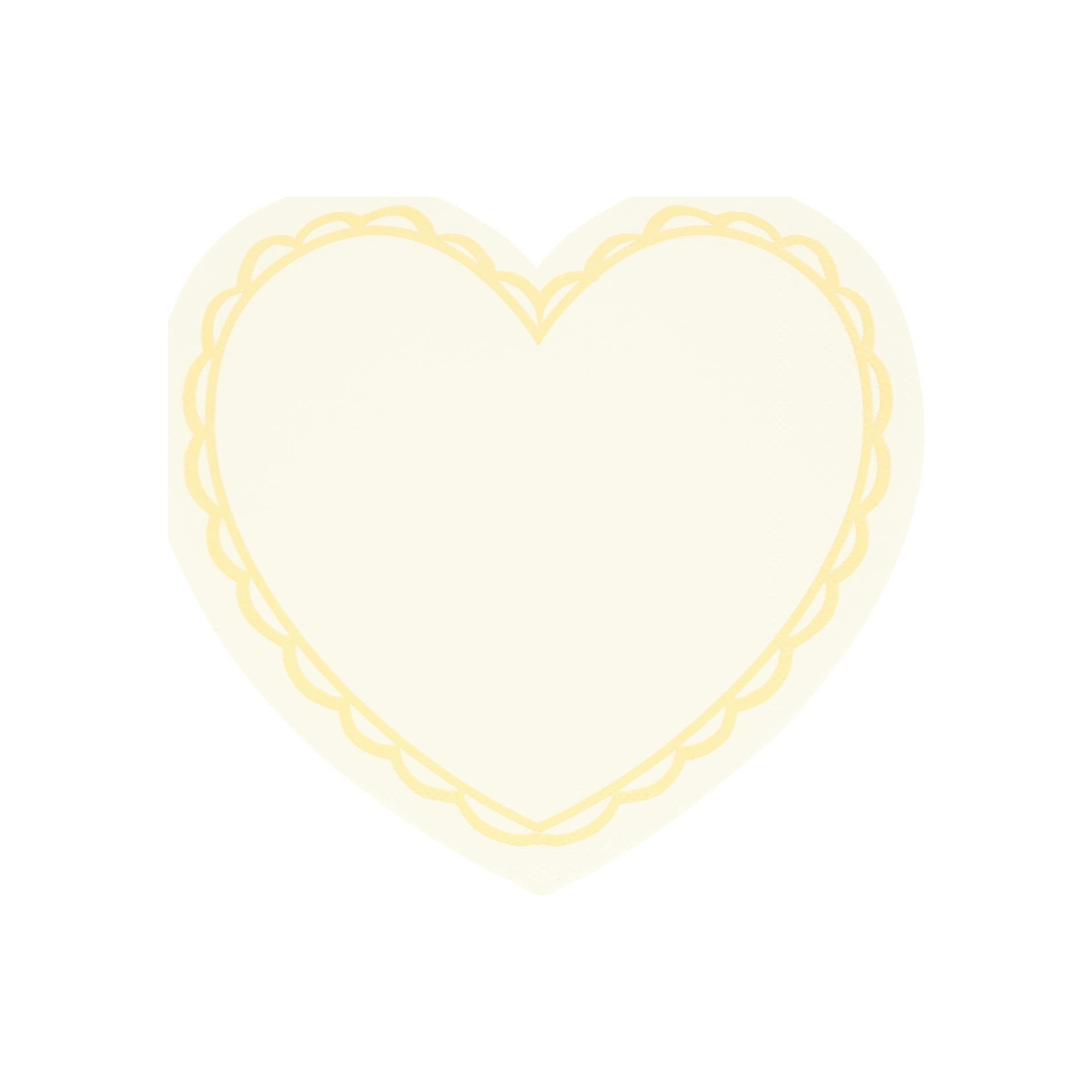 Pastel Heart Large Napkins