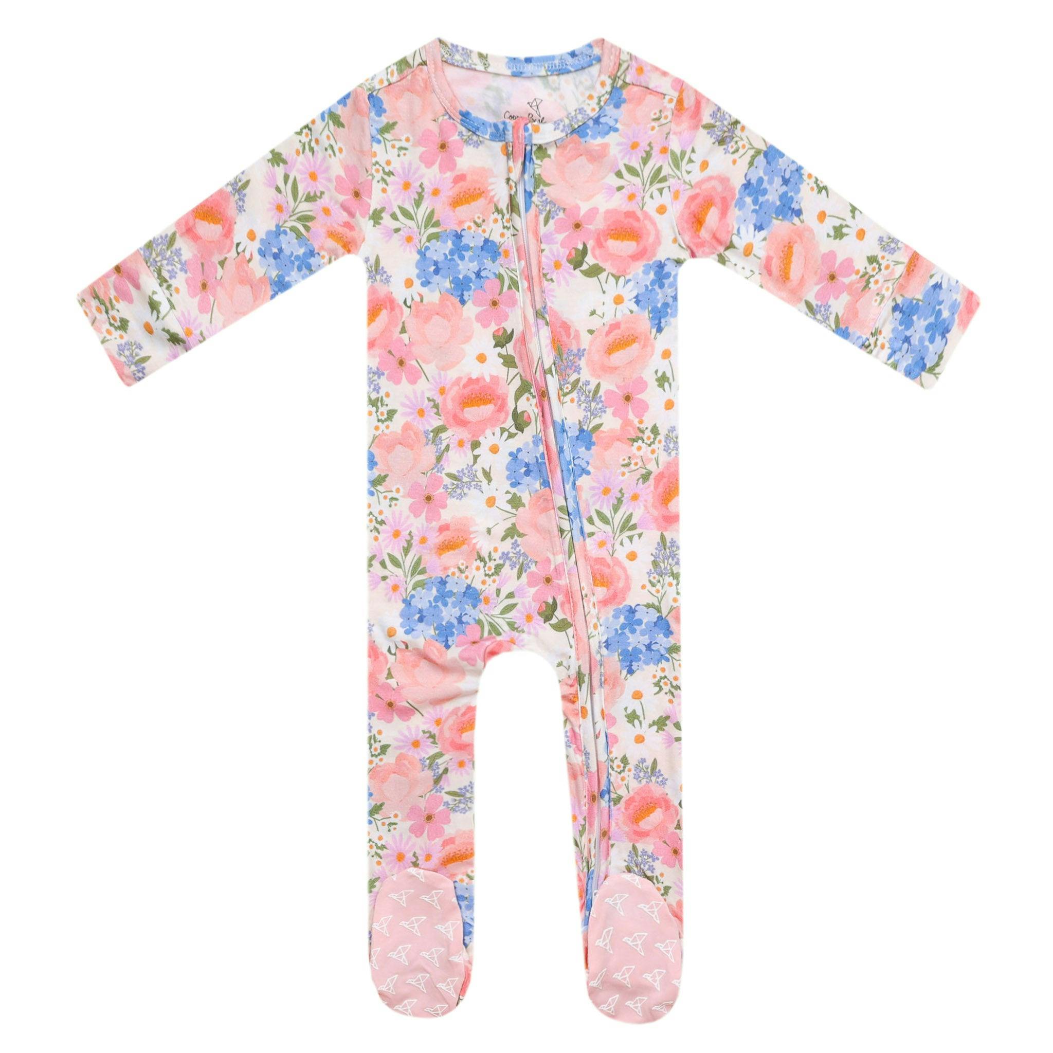 Bamboo Zip-Up Footie Pajama - Penelope