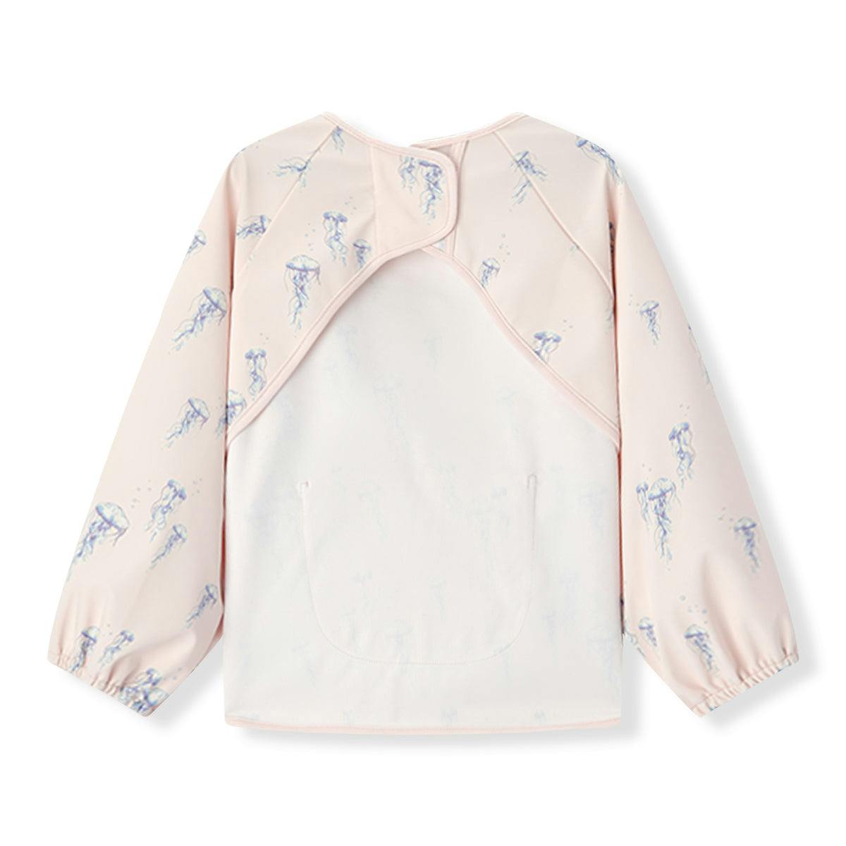 Sunset Jellyfish Long Sleeve Pocket Bib