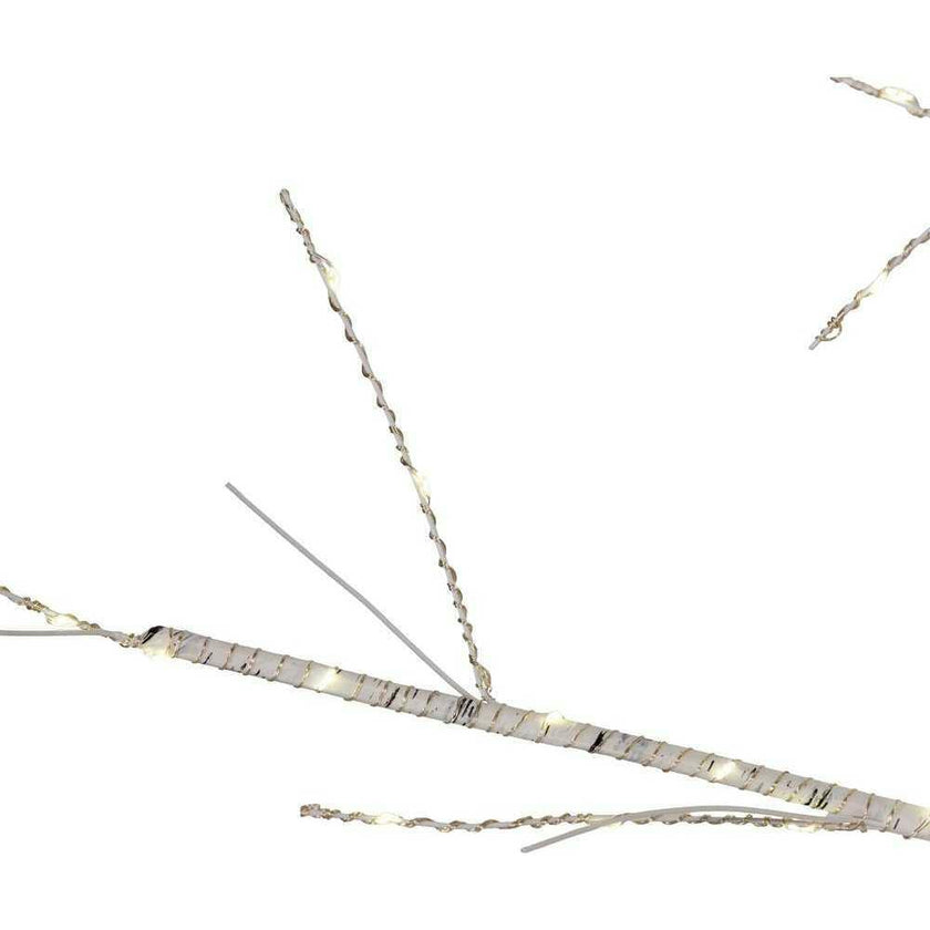 5-Foot White Birch Twinkle Warm White Fairy LED Twig Tree