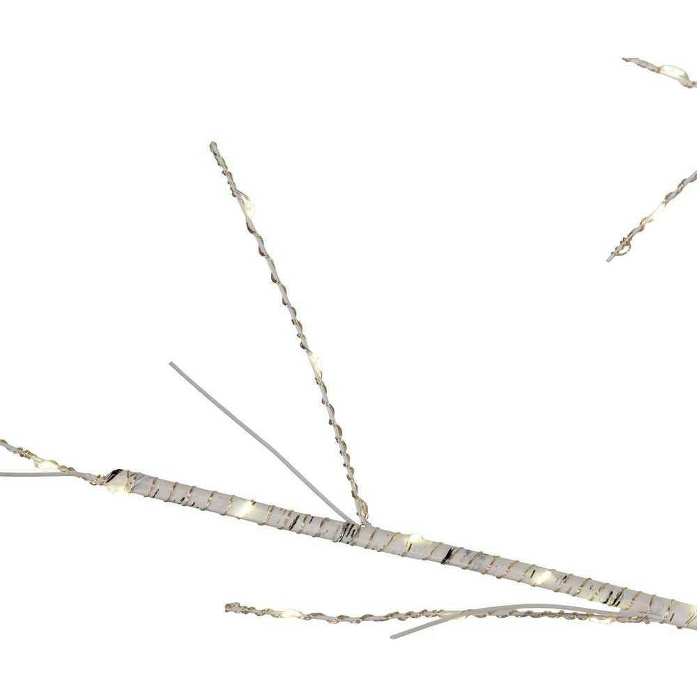 5-Foot White Birch Twinkle Warm White Fairy LED Twig Tree