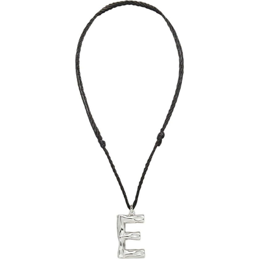 Grande Monogram Necklace in Silver