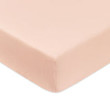 Crib Sheet in GOTS Certified Organic Brushed Cotton in Dusty Rose