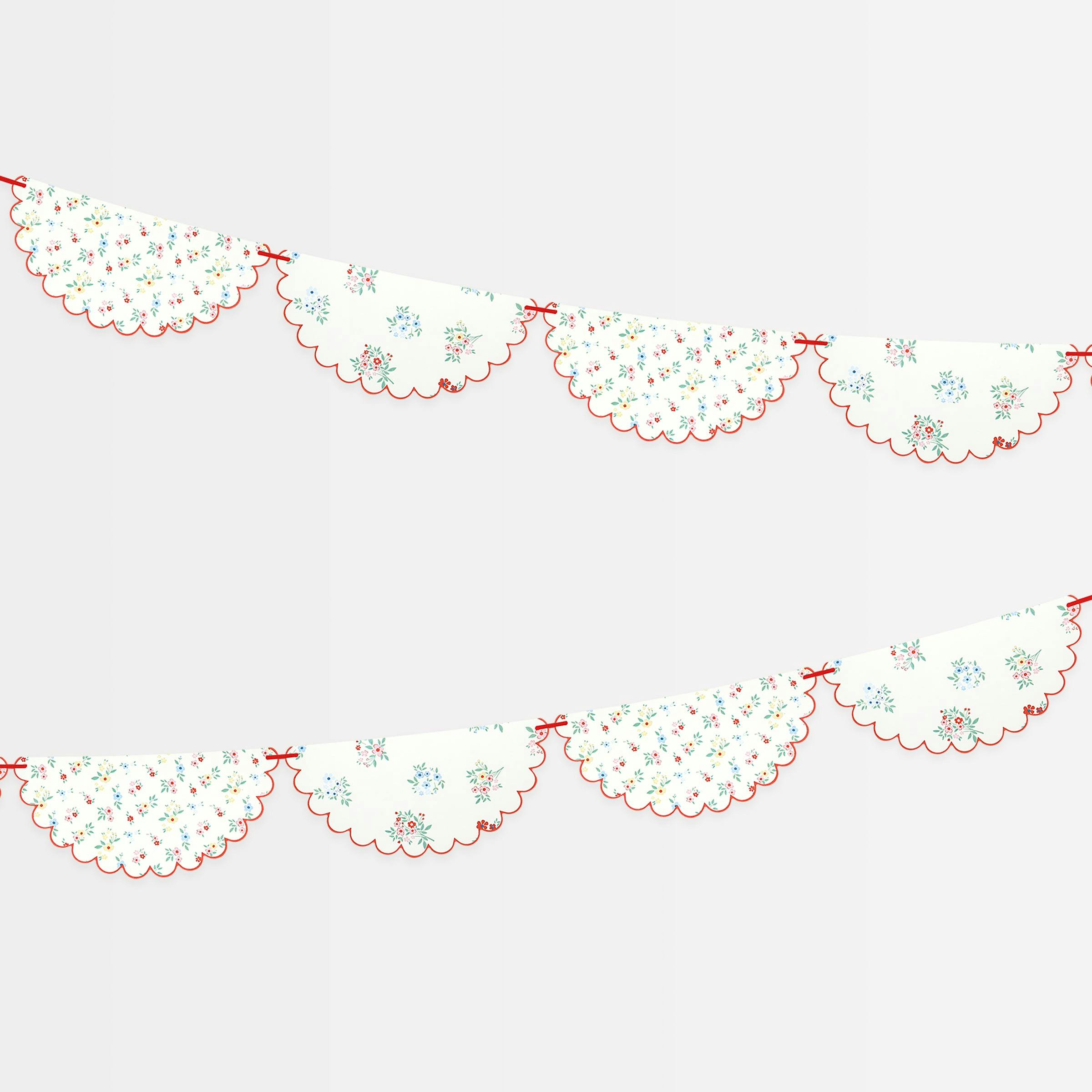 Ditsy Posy Paper Garland