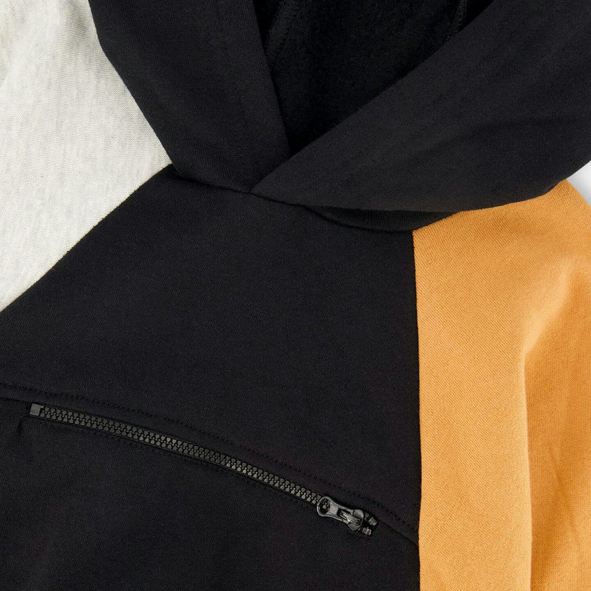 Pullover Hooded Fleece Sweatshirt with Zip Pocket