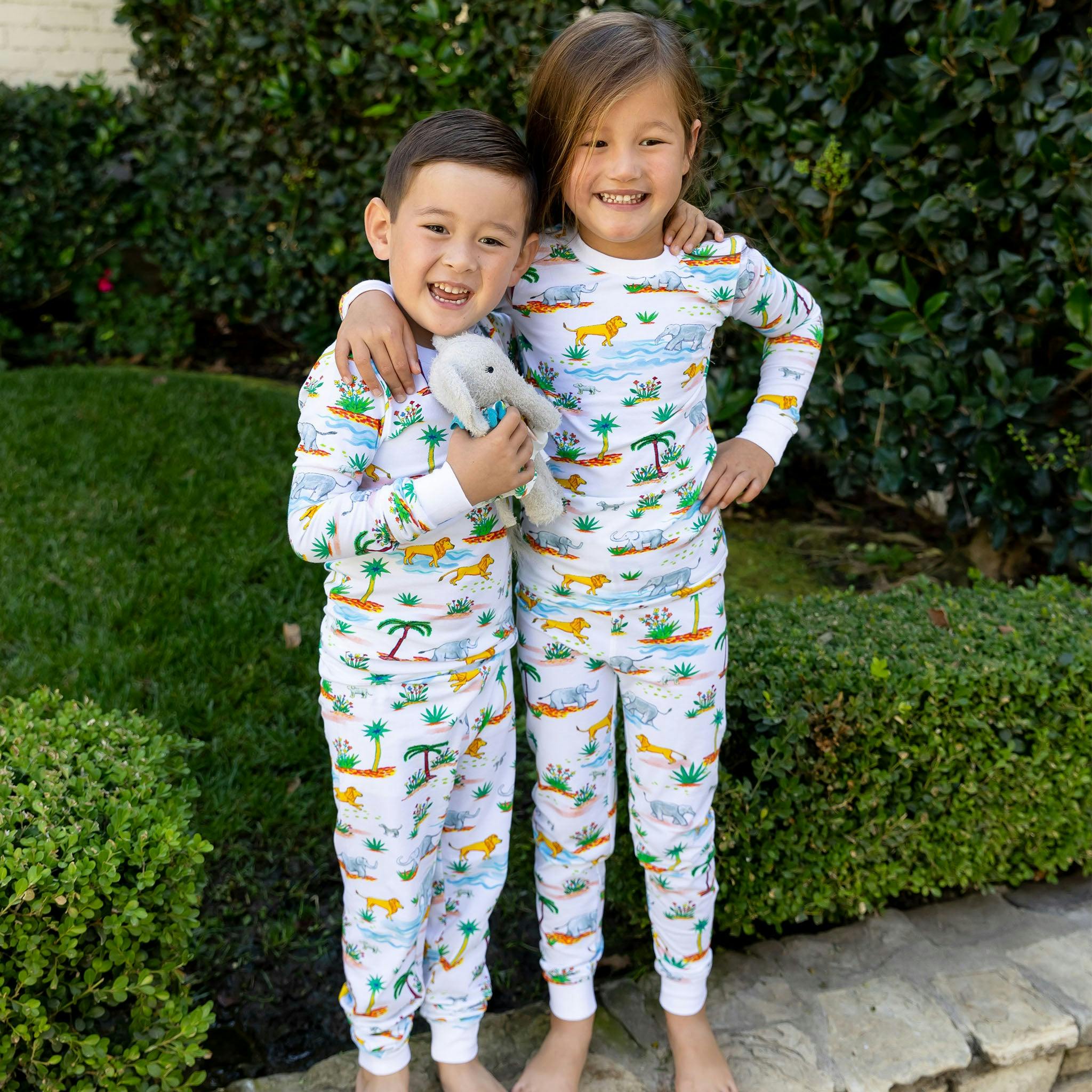 Kids Trunks Up Long PJ Set