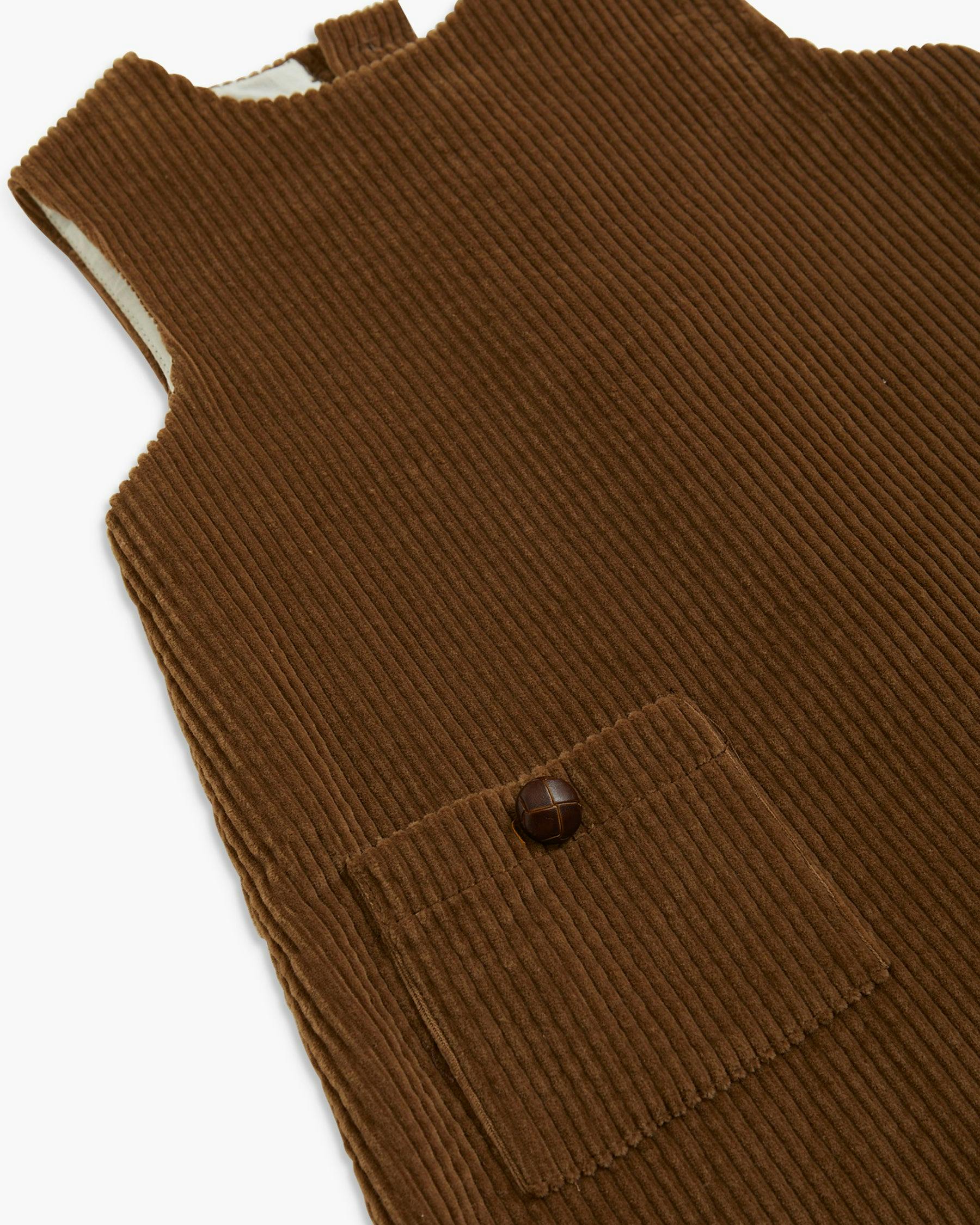 Pichi Dress Chestnut Corduroy
