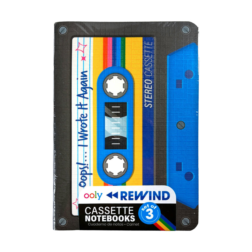 Rewind Mini Notebooks - Retro - Set of 3