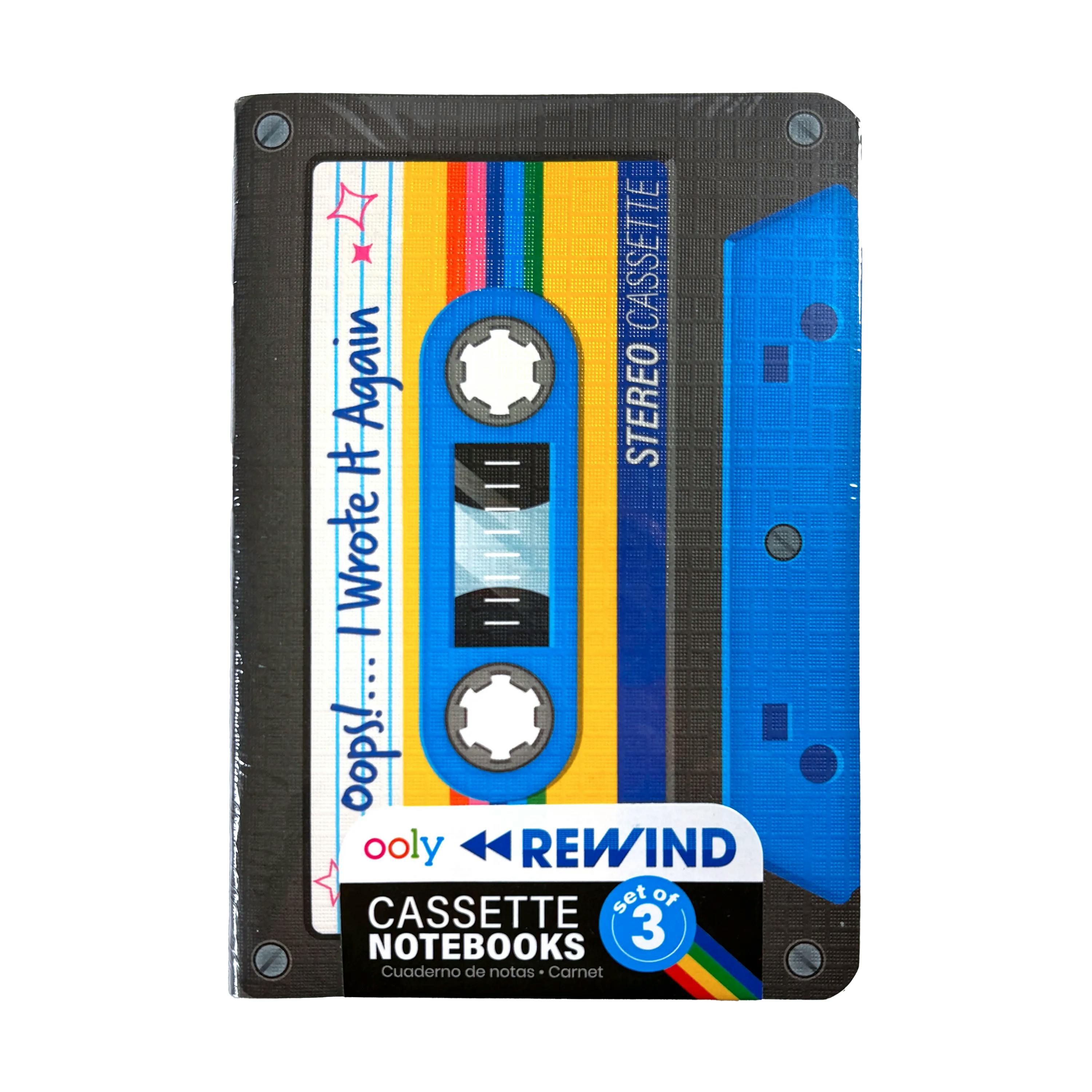 Rewind Mini Notebooks - Retro - Set of 3