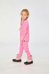 Two Piece Thermal Underwear Pink