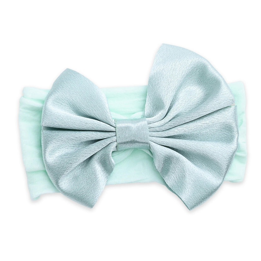 Multicolor Elastic Bow Headband Set