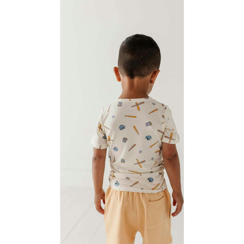 Boy's Short Sleeve Henley Shirt