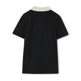 Black Slim-Fit Polo Shirt