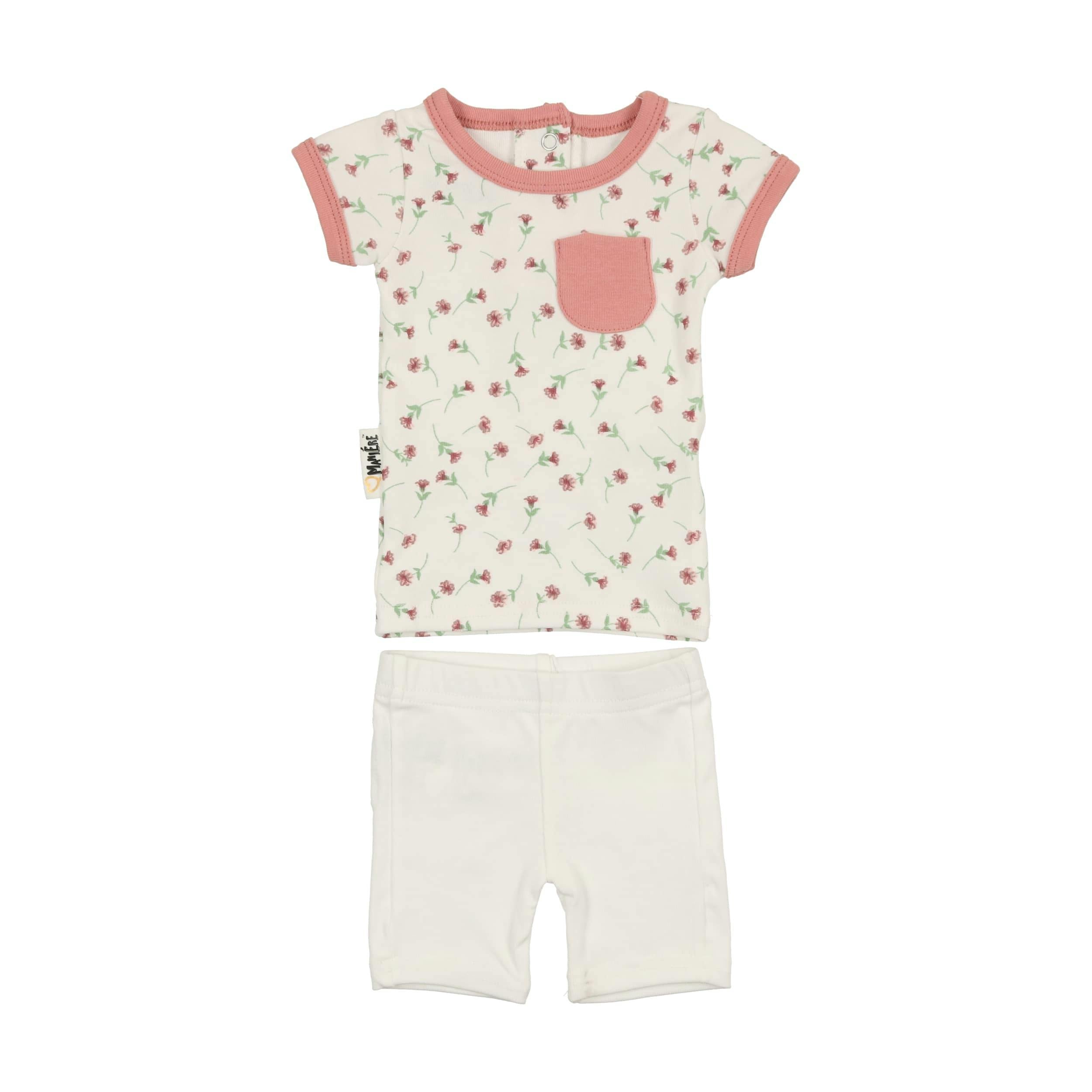 All Over Floral Two-Piece Set